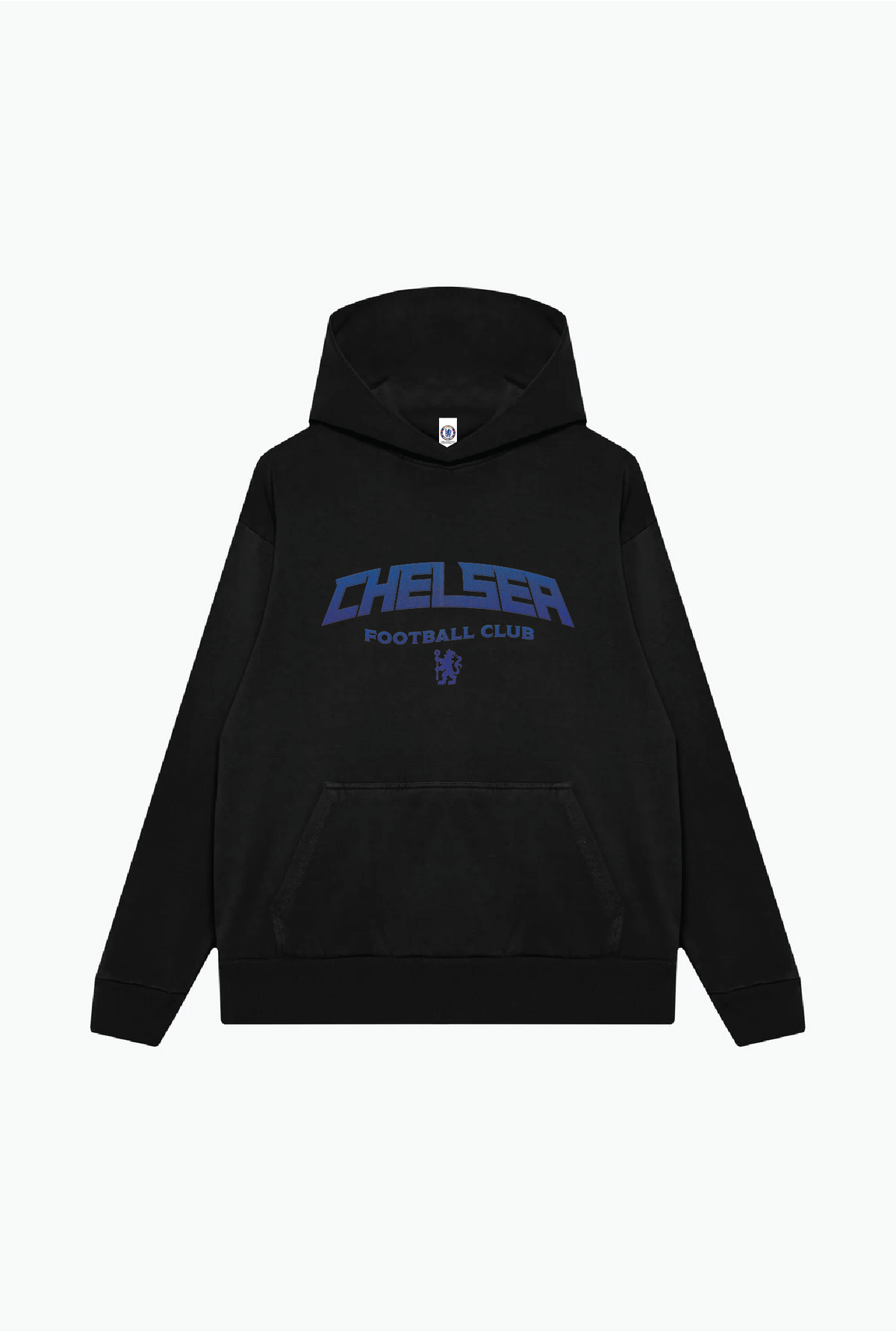 Chelsea FC Team Vintage Heavyweight Hoodie - Black