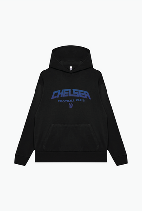 Sweat à capuche vintage Chelsea FC - Noir