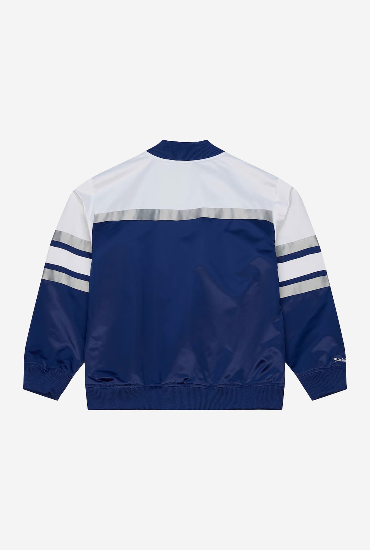 Veste en satin bleue de l'entraîneur-chef des Maple Leafs de Toronto