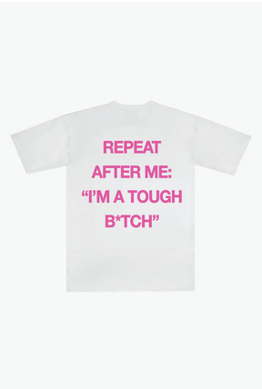 Repeat After Me Heavyweight T-Shirt - White