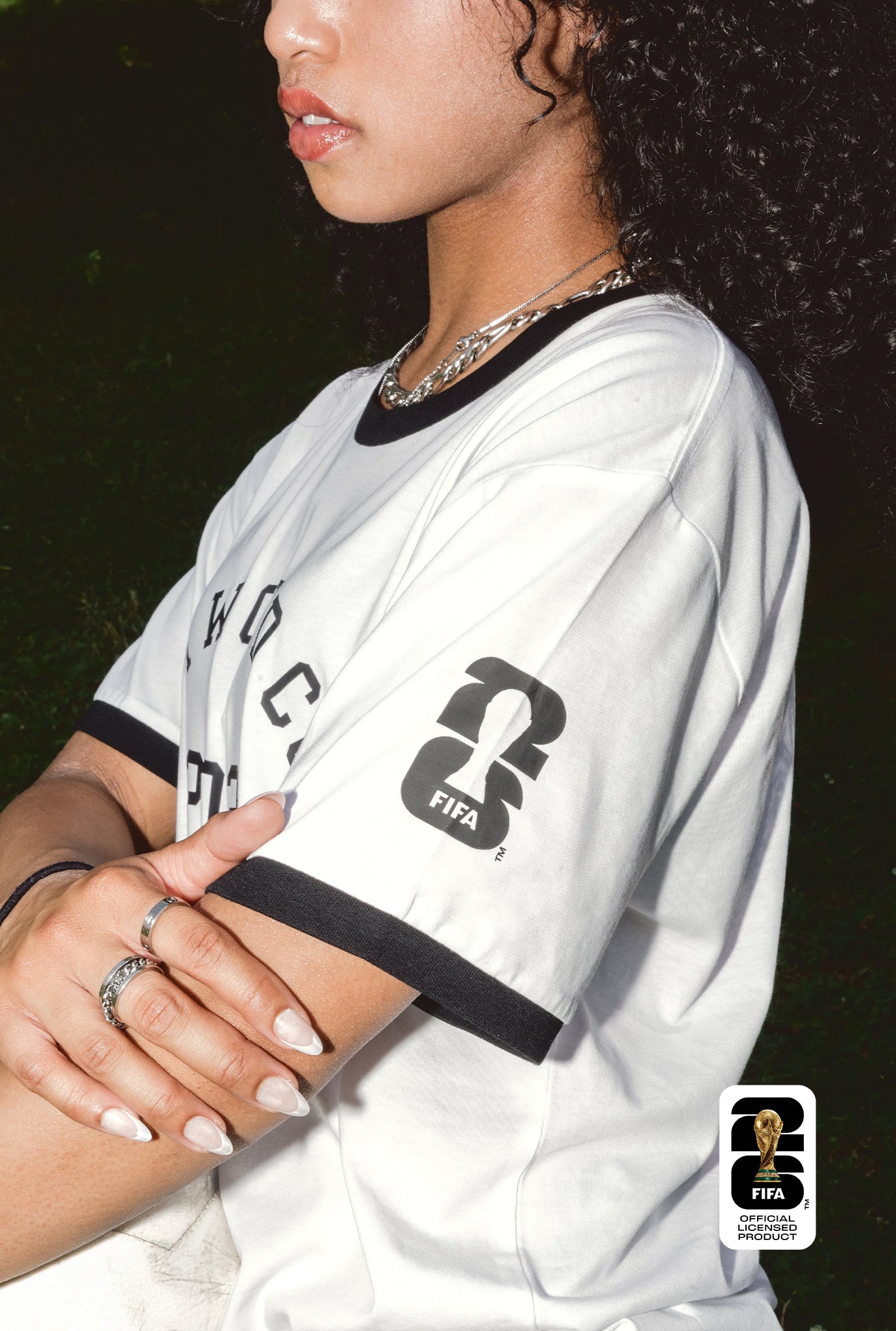 FIFA World Cup 2026™ Ringer T-Shirt - Black / White