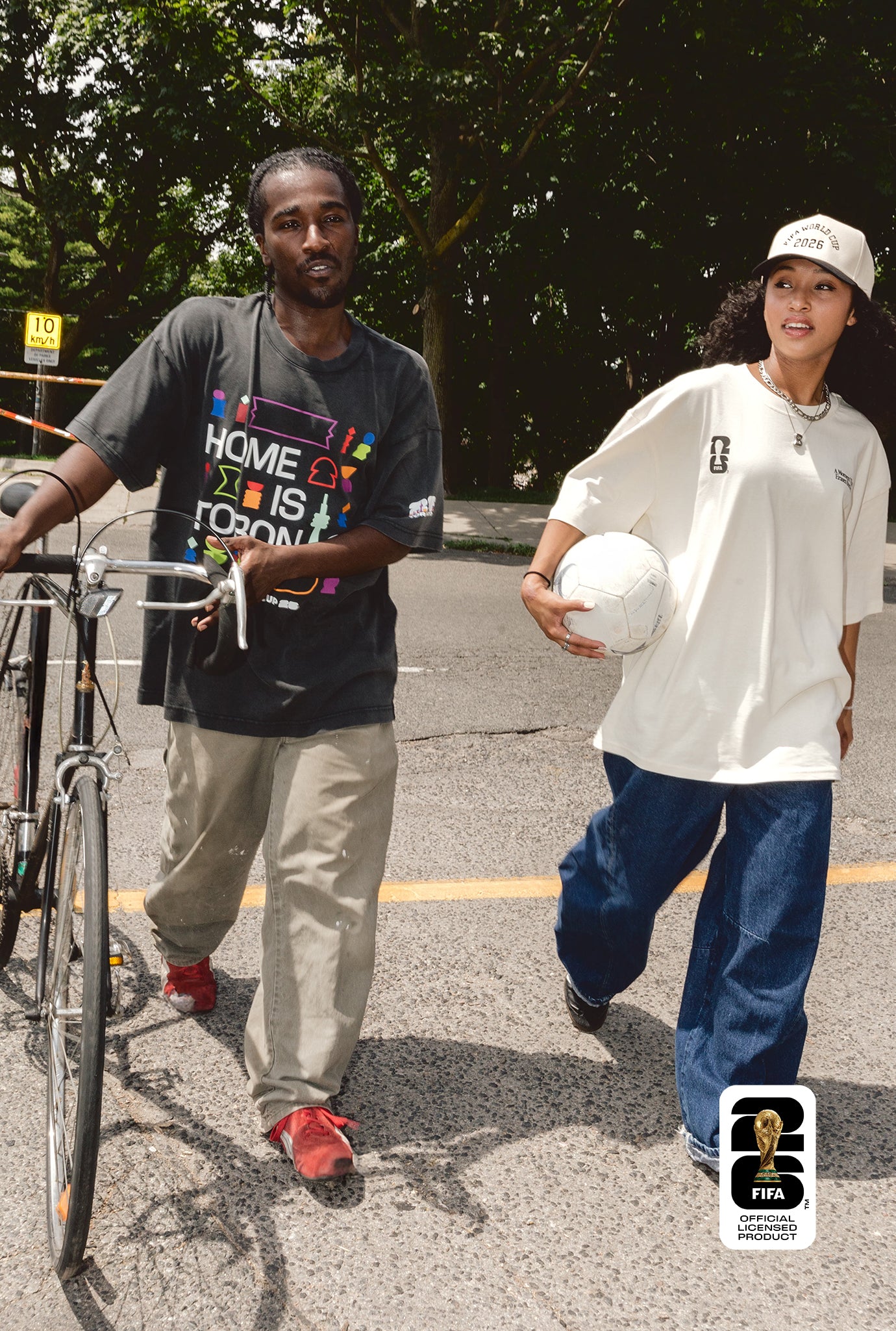 FIFA World Cup 2026™ Toronto Heavyweight Garment Dyed T-Shirt - Black