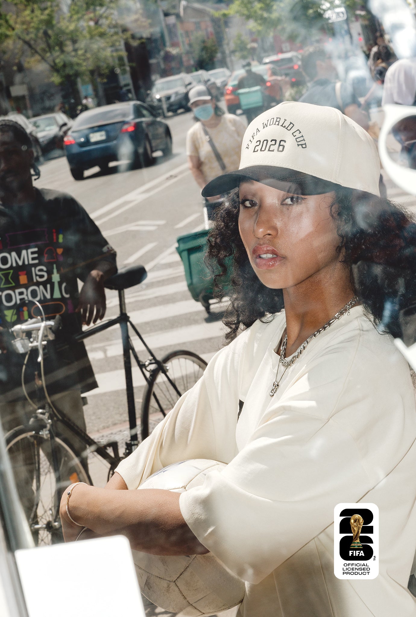 FIFA World Cup 2026™ A-Frame Cap - Ivory / Black