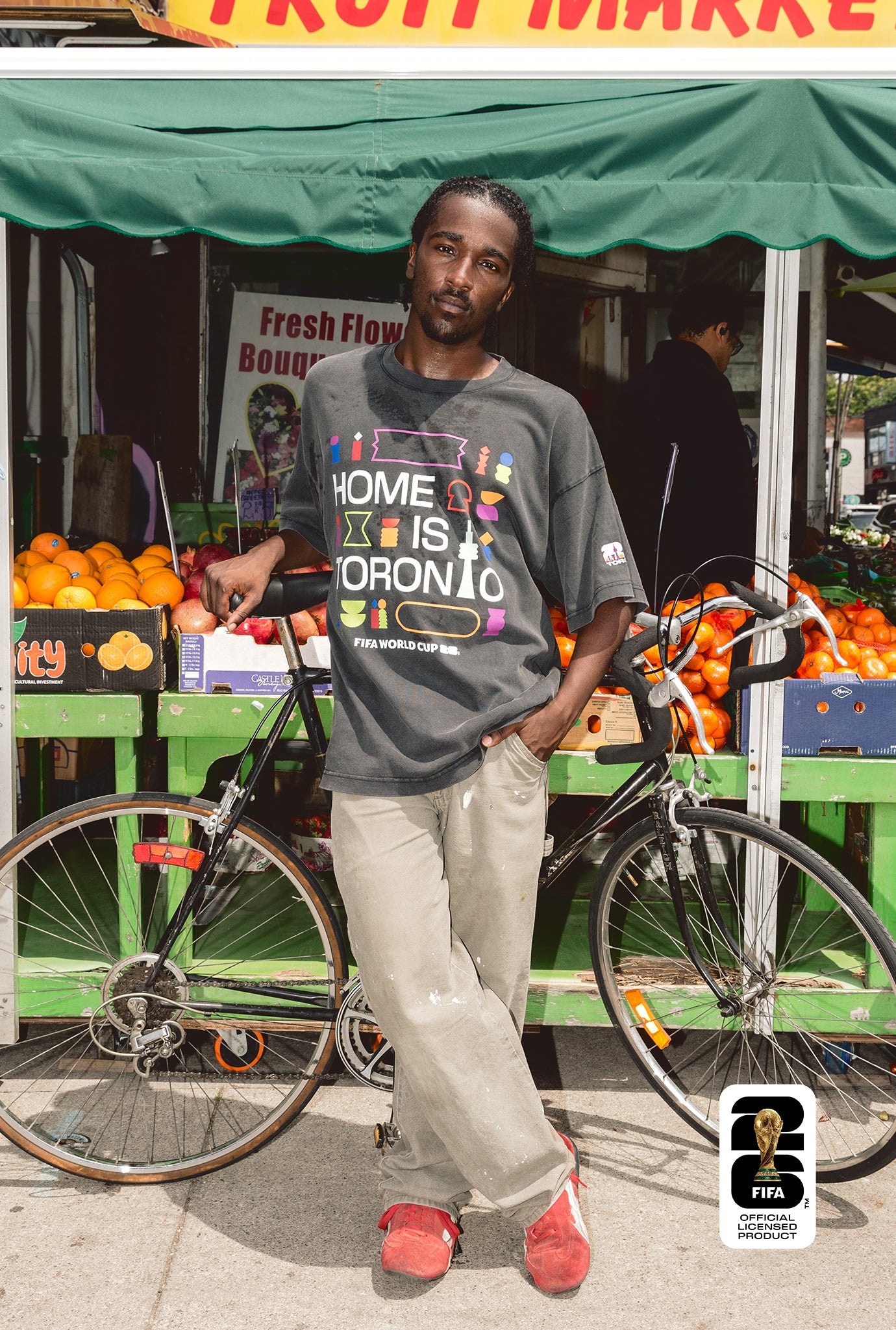 FIFA World Cup 2026™ Toronto Heavyweight Garment Dyed T-Shirt - Black