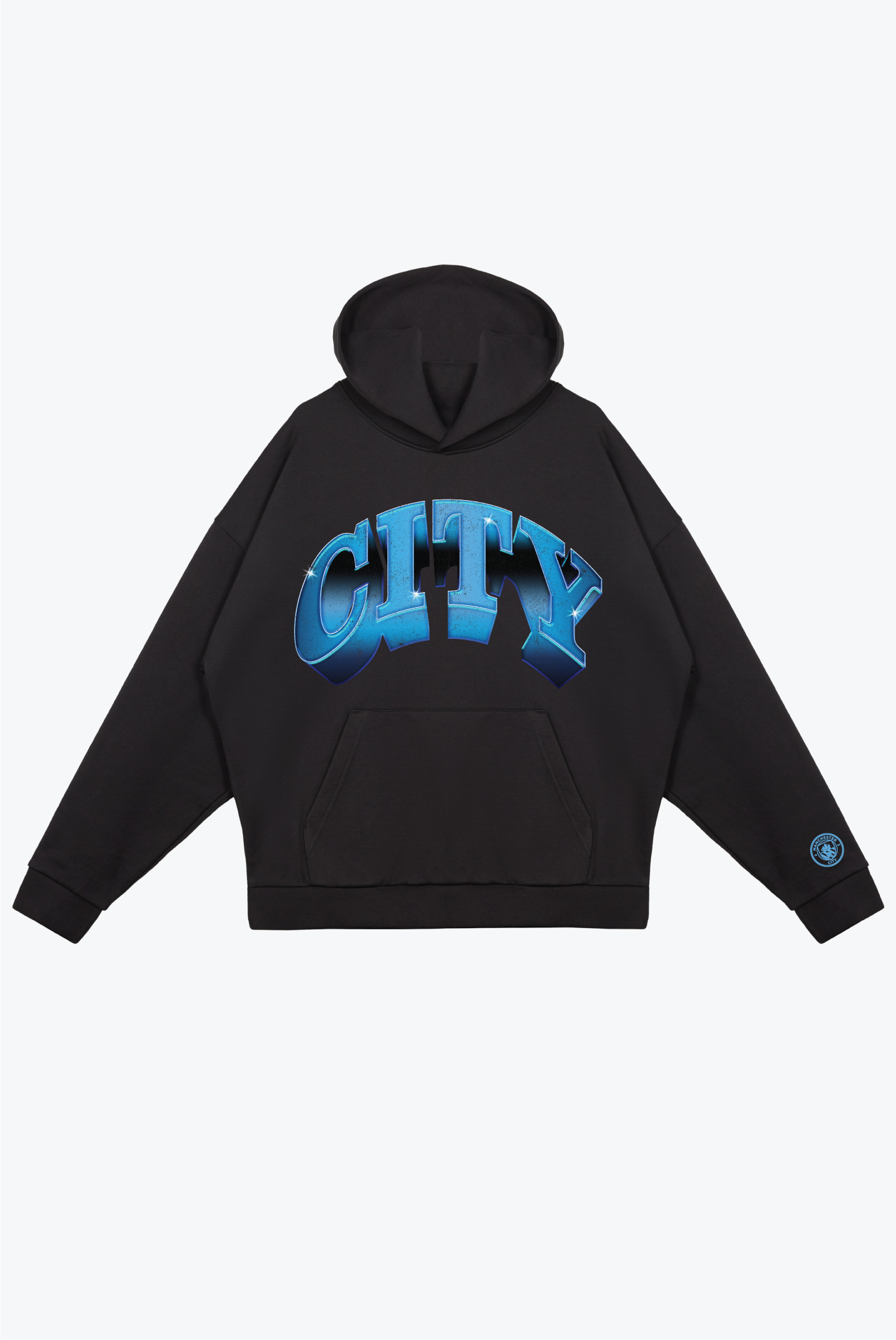 Manchester City FC Graffiti SuperHeavy™️ Hoodie - Off Black
