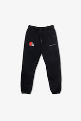 Pantalon de jogging épais avec logo Cleveland Browns - Noir 