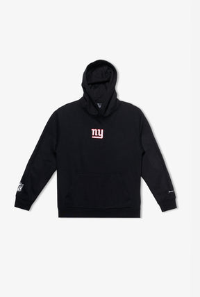 Sweat à capuche épais avec logo des New York Giants - Noir 