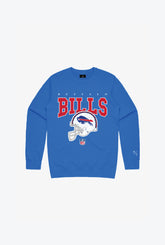 Buffalo Bills Vintage Kids Crewneck - Royal