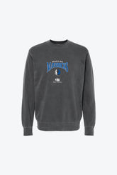 Dallas Mavericks Pigment Dye Crewneck - Black