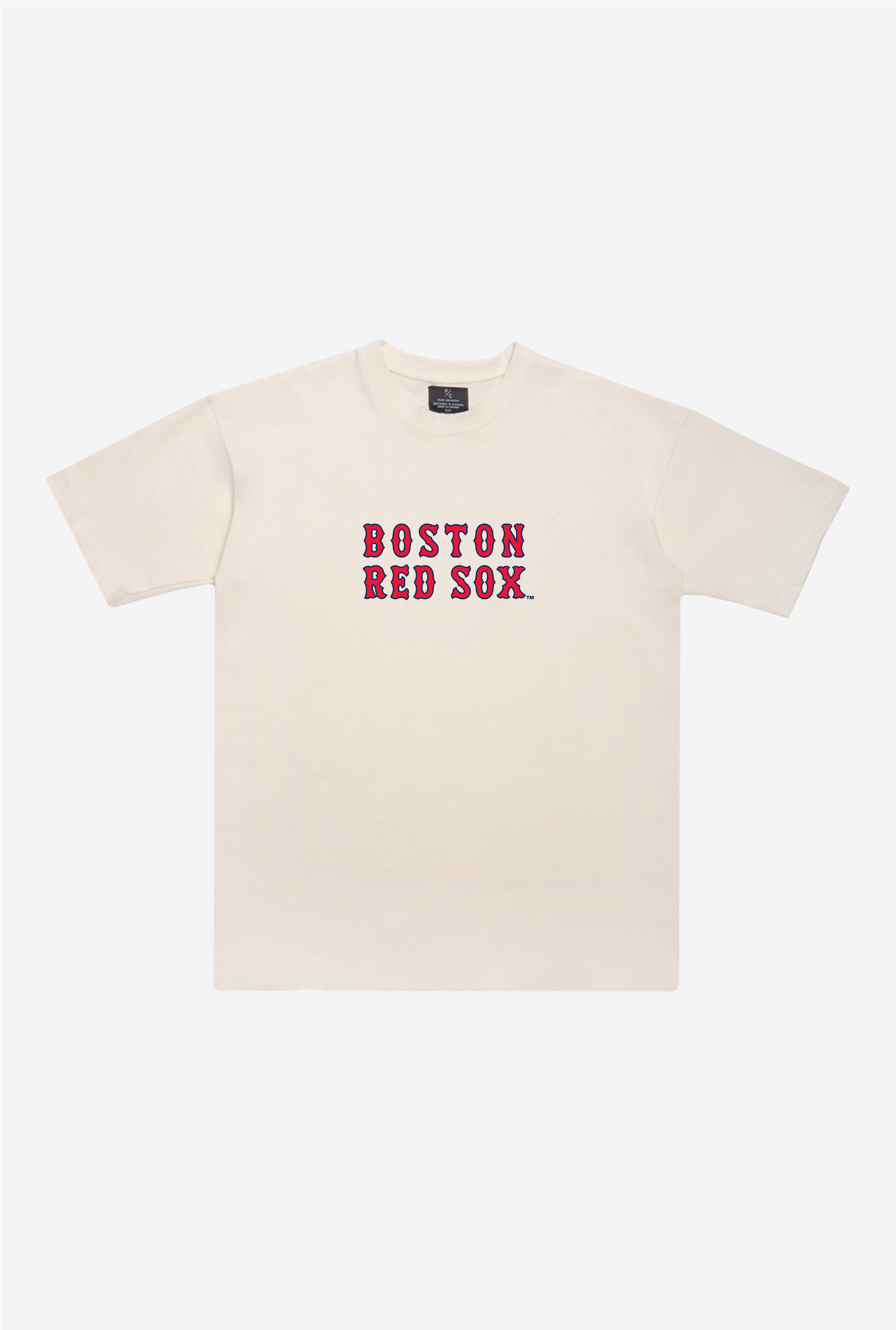 Boston Red Sox Schweres T-Shirt - Natur