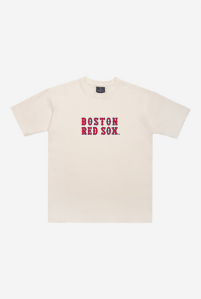 Boston Red Sox Schweres T-Shirt - Natur