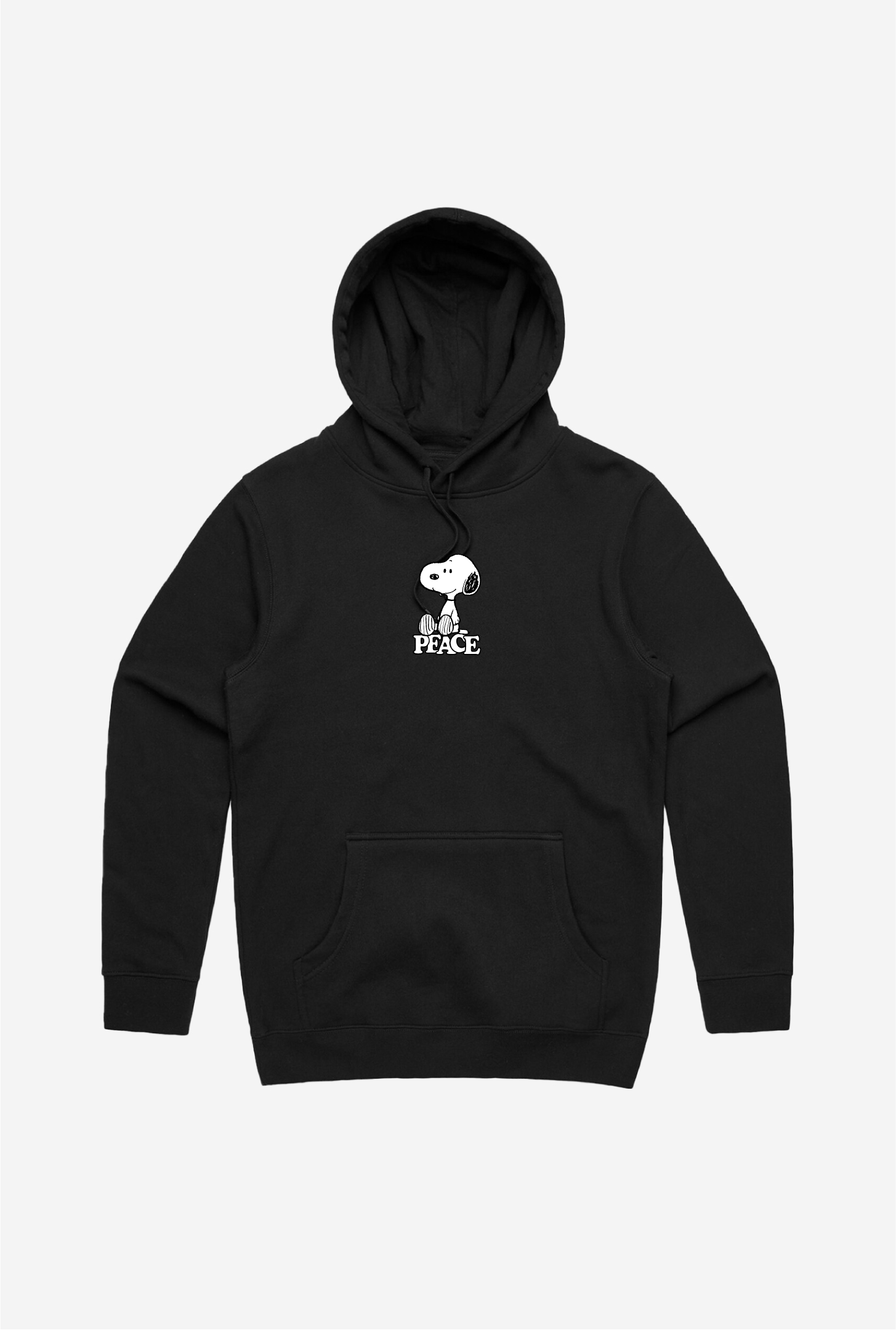 Snoopy Peace Hoodie - Black