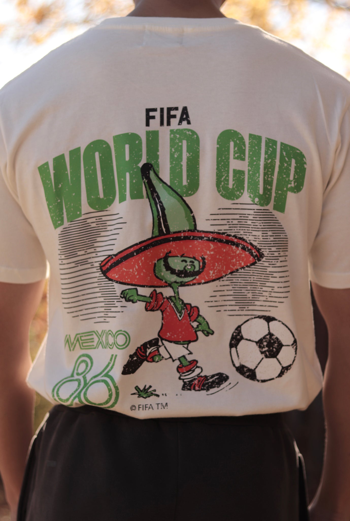 FIFA World Cup Mexico 1986 Premium T-Shirt - Ivory
