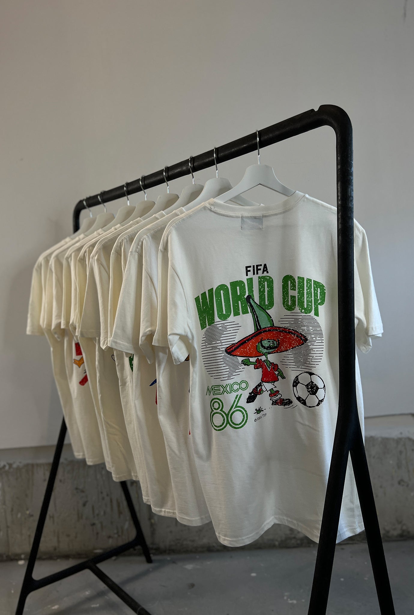 FIFA World Cup Mexico 1986 Premium T-Shirt - Ivory