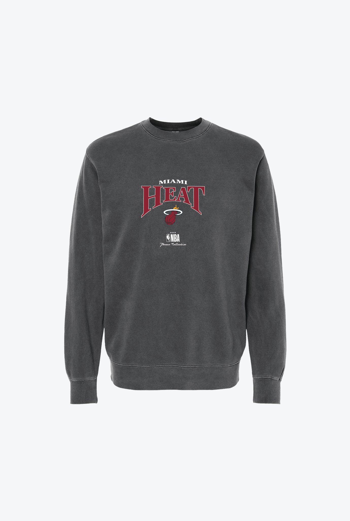 Miami Heat Pigment Dye Crewneck - Black