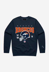 Denver Broncos Vintage Crewneck - Navy