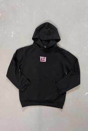 Sweat à capuche épais avec logo des New York Giants - Noir 