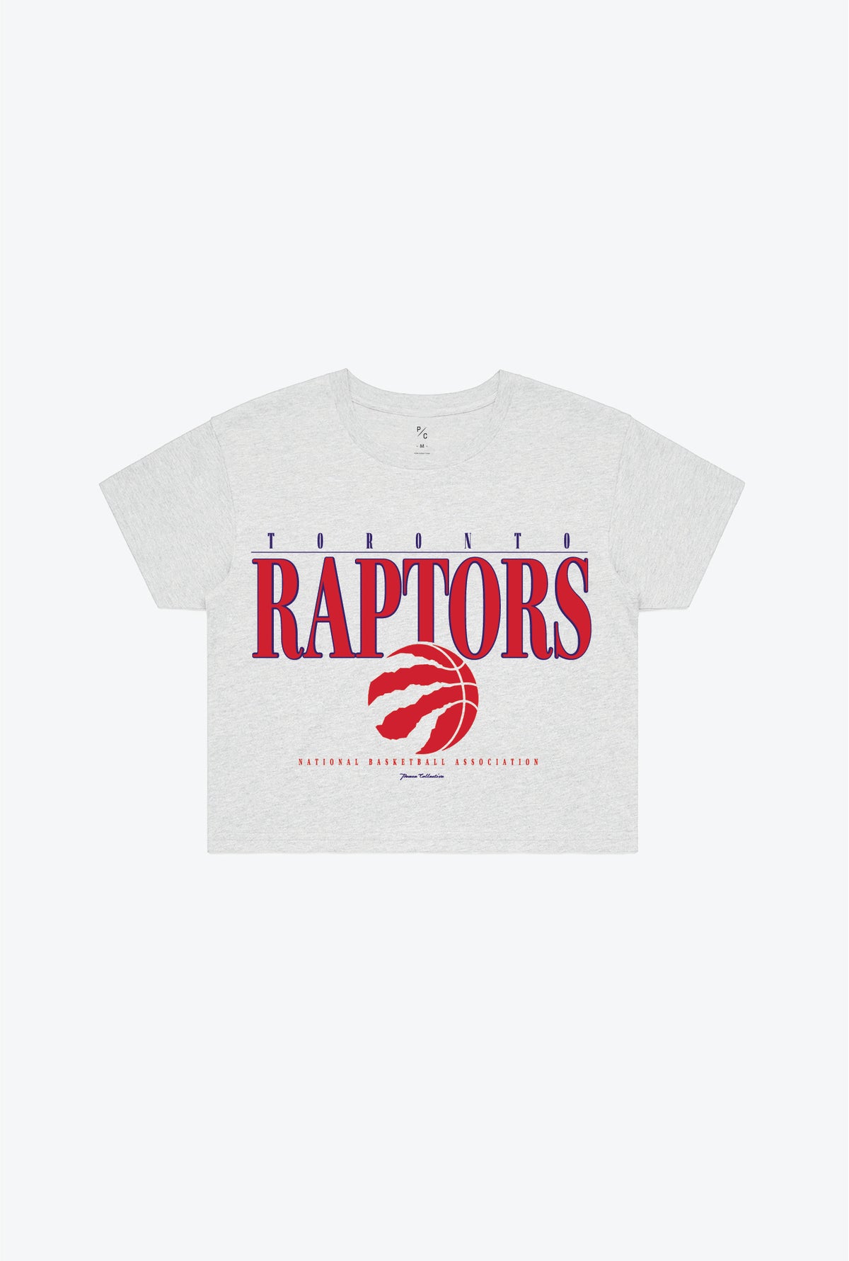Toronto Raptors Signature Cropped T-Shirt - Ash