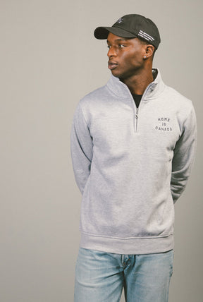Pull à glissière quart de tour Home is Canada - Gris